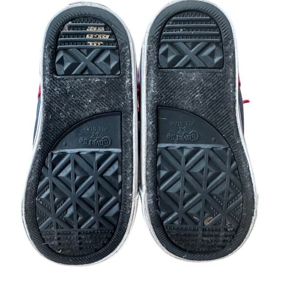 Converse All Star Chuck Taylor High Top Blue, Red, White 8 - Picture 7 of 7